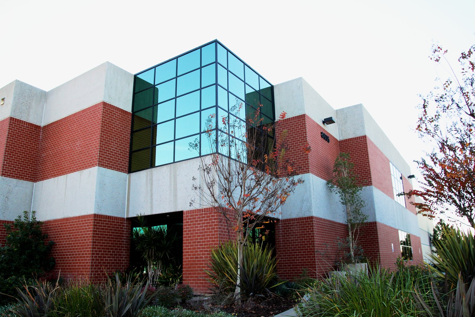 Brown Metals Company building entrance at 8635 White Oak Ave, Rancho Cucamonga, California