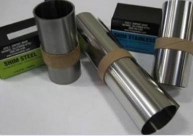 Boxed rolls of shim stock